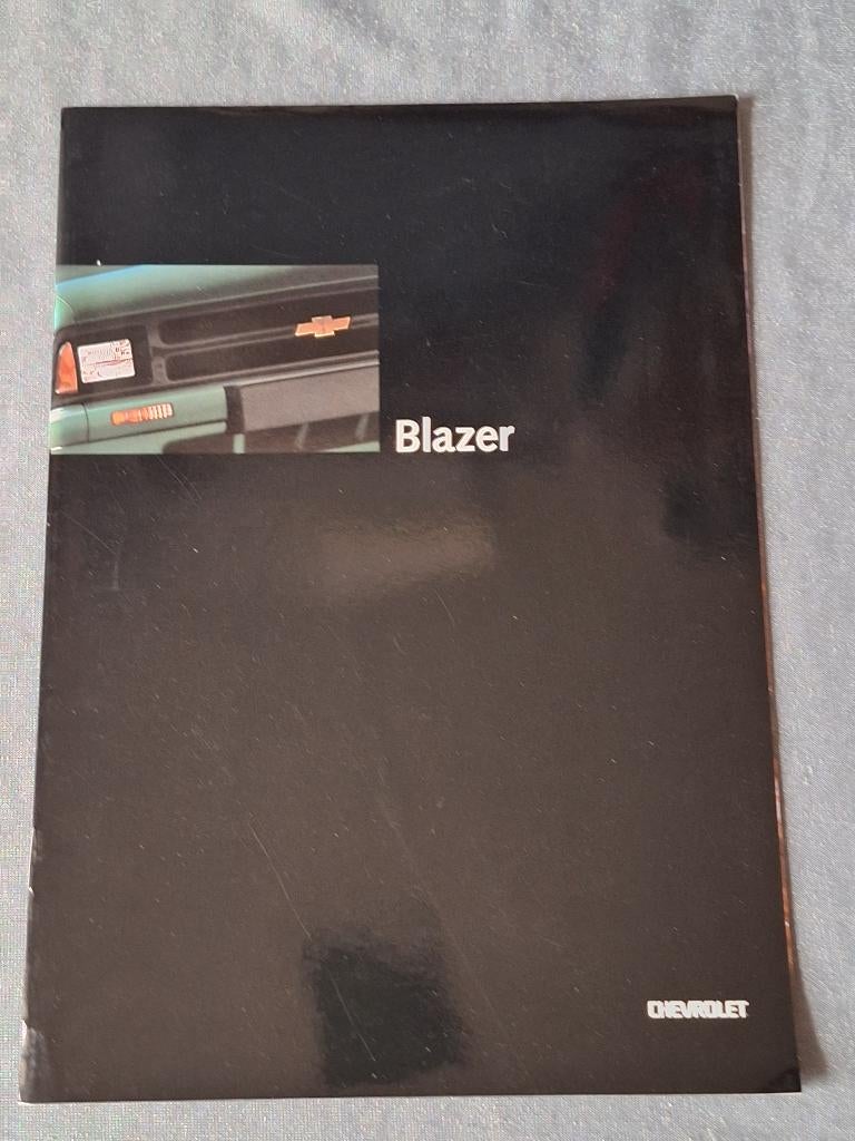 Brochure CHEVROLET BLAZER - 1995 NL, Verzenden, Zo goed als nieuw, Chevrolet