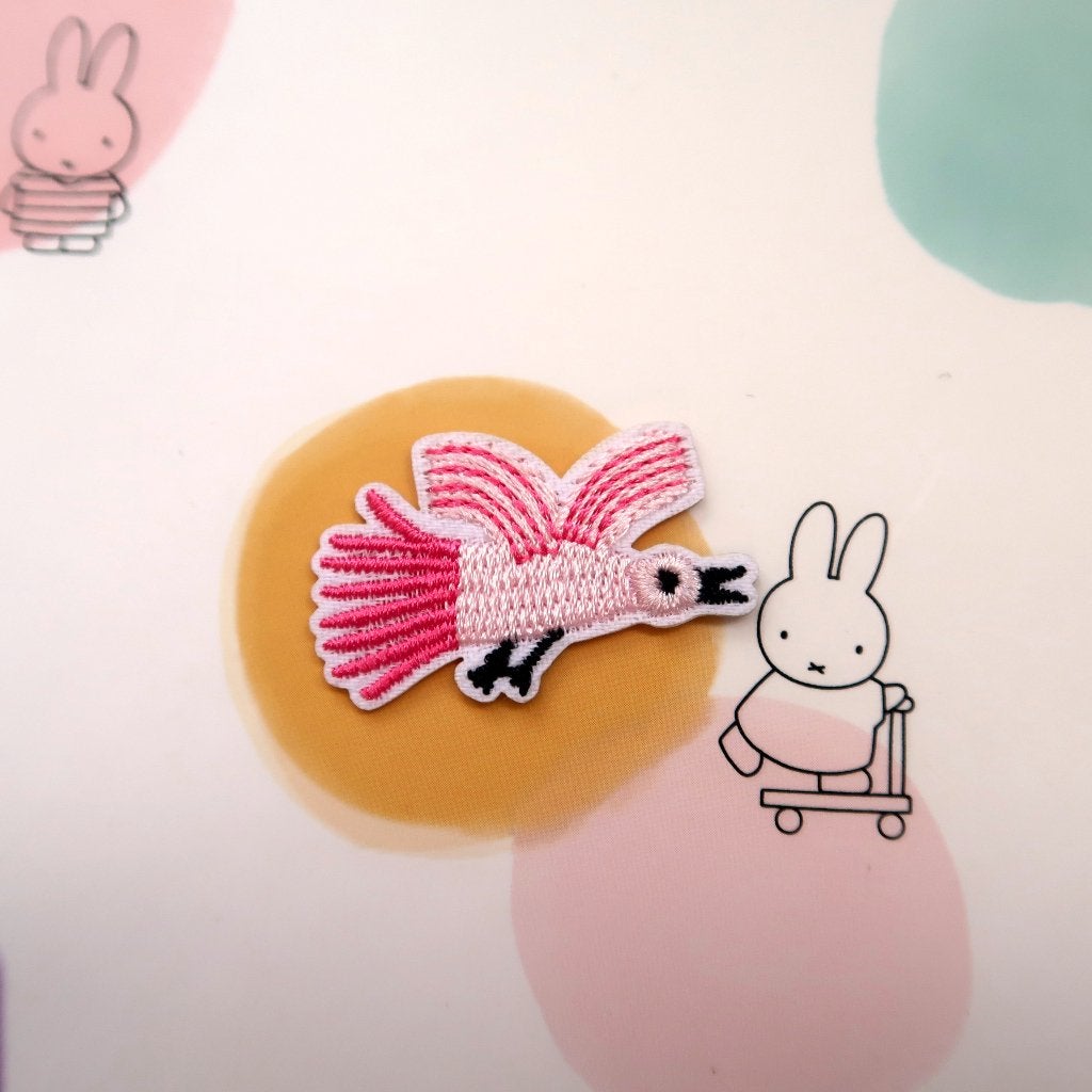 Vogeltje opstrijkplaatje Patch Badge Applique, Hobby en Vrije tijd, Ophalen of Verzenden, Nieuw