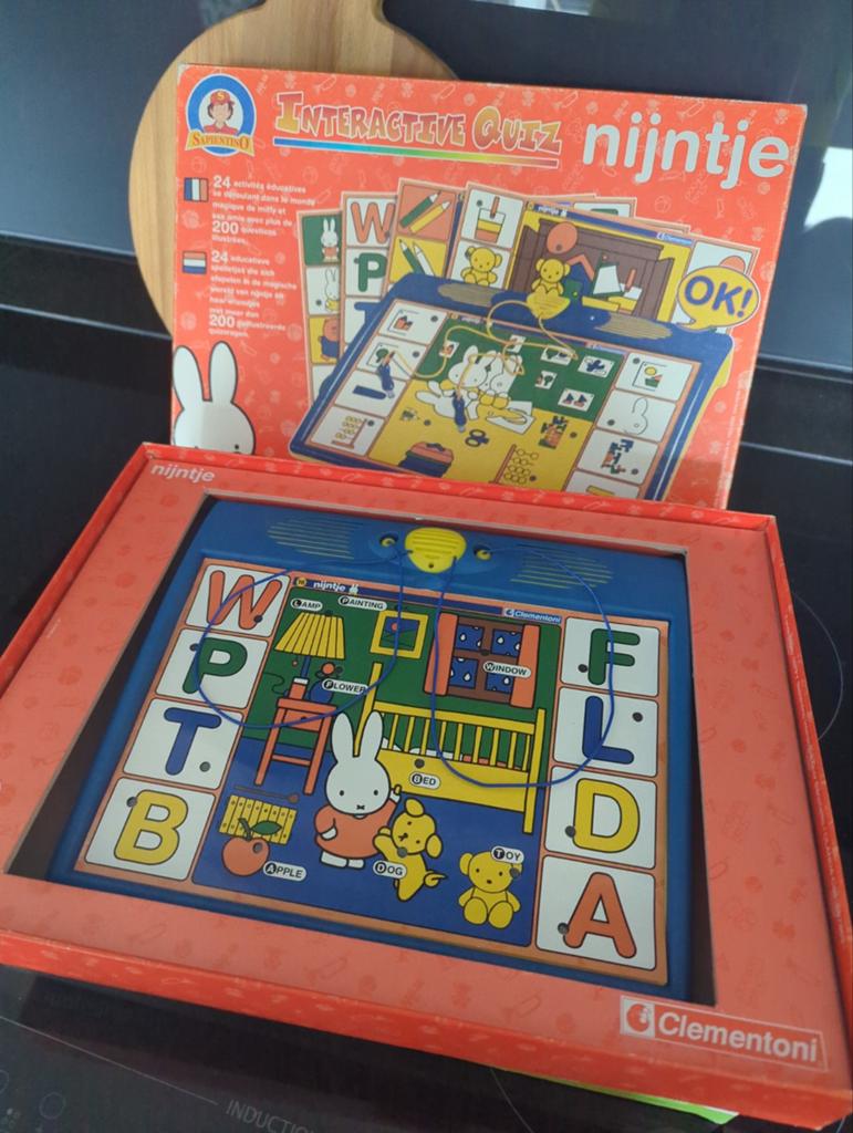 Nijntje Interactive Quiz Clementoni - Compleet en Getest, Ophalen of Verzenden, Gebruikt, Taal en Lezen, Met geluid