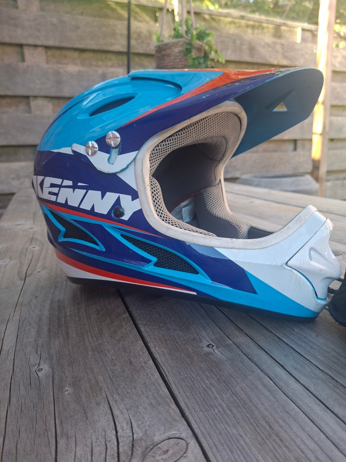 Kenny Kinder Crossfiets Helm - Maat XXS (51-52cm), Gebruikt, Jongen of Meisje, Ophalen of Verzenden, Overige merken