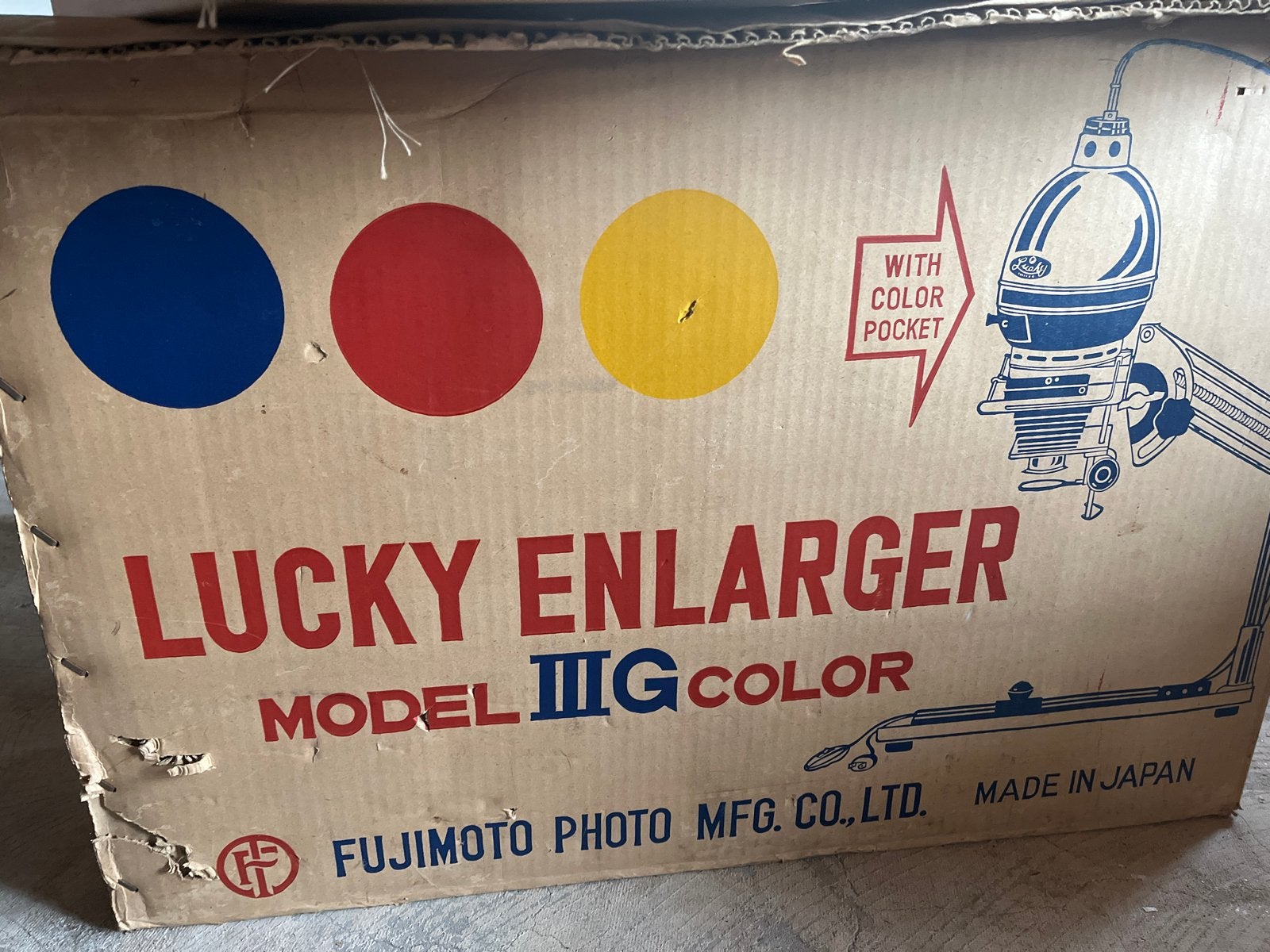 Lucky Enlarger Model IIIG Color - Nieuw in doos, Ophalen of Verzenden, Nieuw, Overige merken, Vergroter