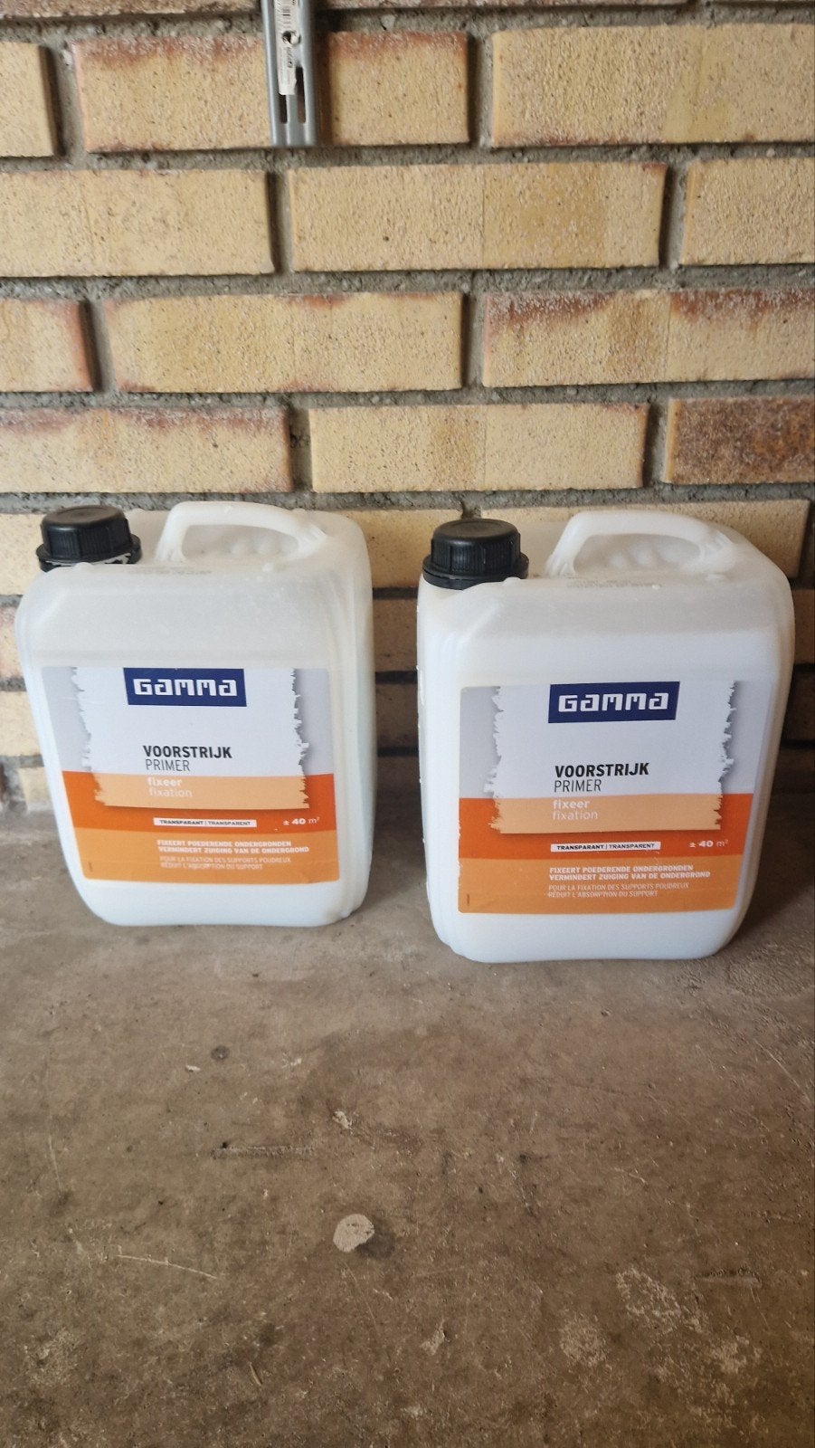 GAMMA Voorstrijk Primer Fixeer - 40m2 Dekking, Ophalen, Nieuw, Wit