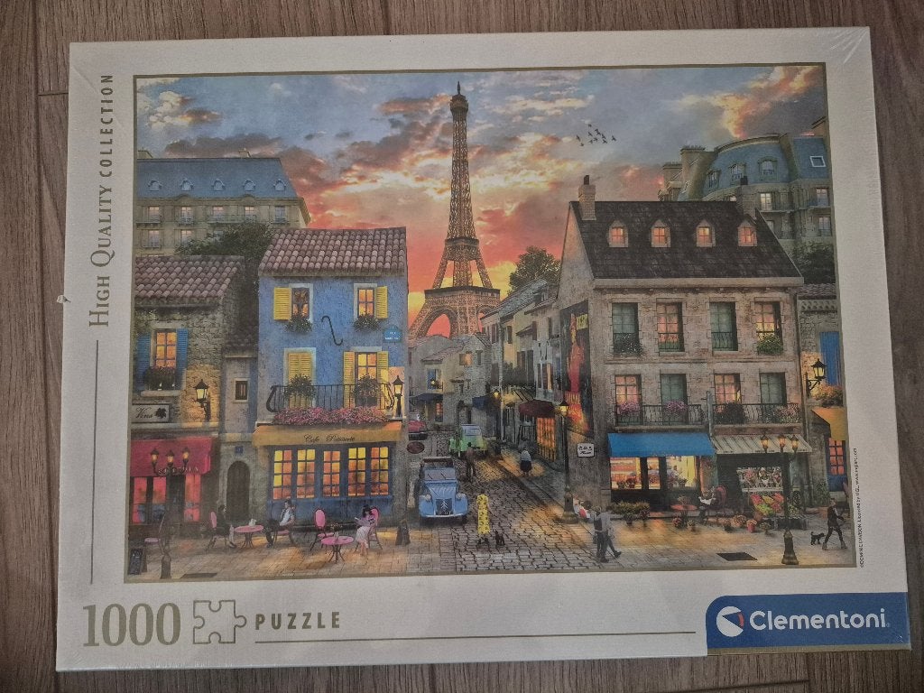 NIEUW Clementoni puzzel 1000 stukjes - Parijs, Ophalen, 500 t/m 1500 stukjes, Nieuw, Legpuzzel