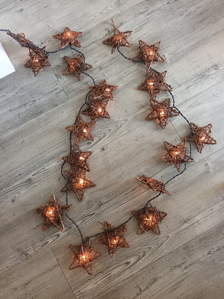 Kerstverlichting kerst verlichting ster sterren sier, Ophalen of Verzenden, Gebruikt