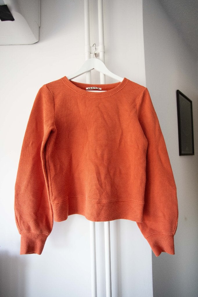 Oranje trui Vanilia maat 34, Kleding | Dames, Truien en Vesten, Vanilia, Oranje, Ophalen of Verzenden, Zo goed als nieuw