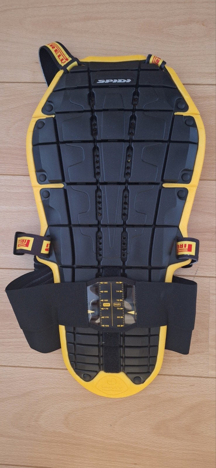 Spidi Pirelli Motorrugprotector - Zwart/Geel, Motoren, Kleding | Motorkleding, Ophalen of Verzenden