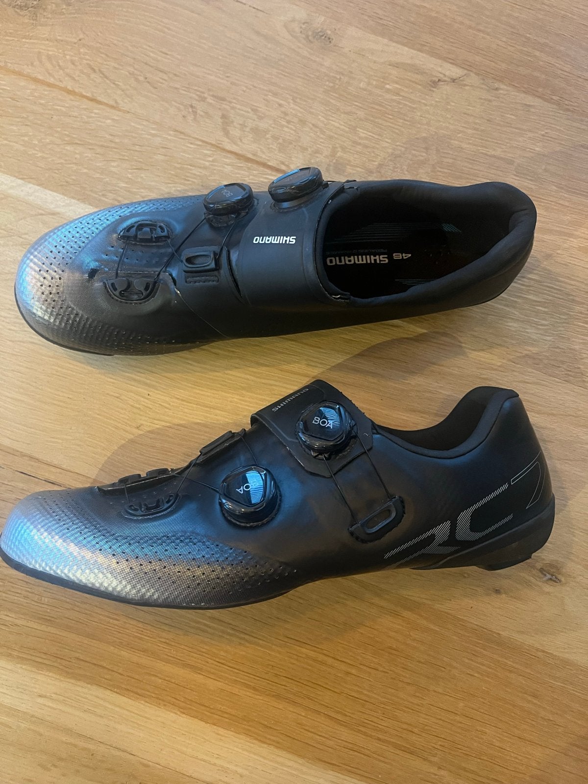 Shimano RC702 raceschoenen - Maat 46, Ophalen of Verzenden, Zo goed als nieuw, Kleding