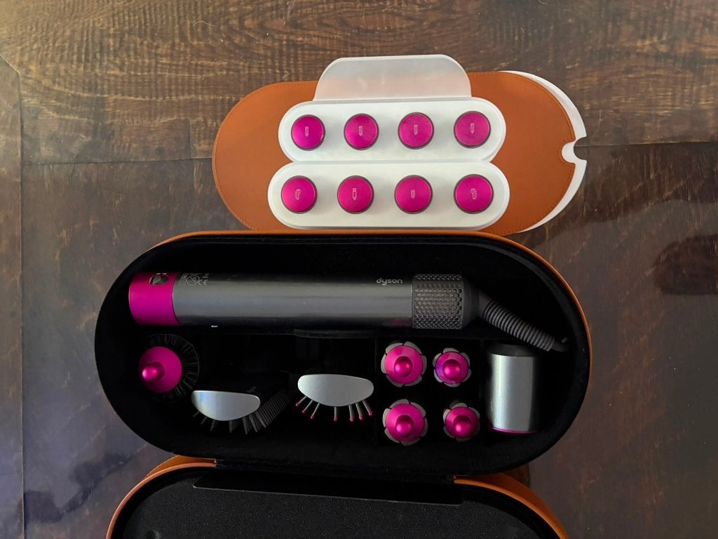 dyson airwrap, Sieraden, Tassen en Uiterlijk, Uiterlijk | Haarverzorging, Ophalen, Zo goed als nieuw, Föhn of Haardroger