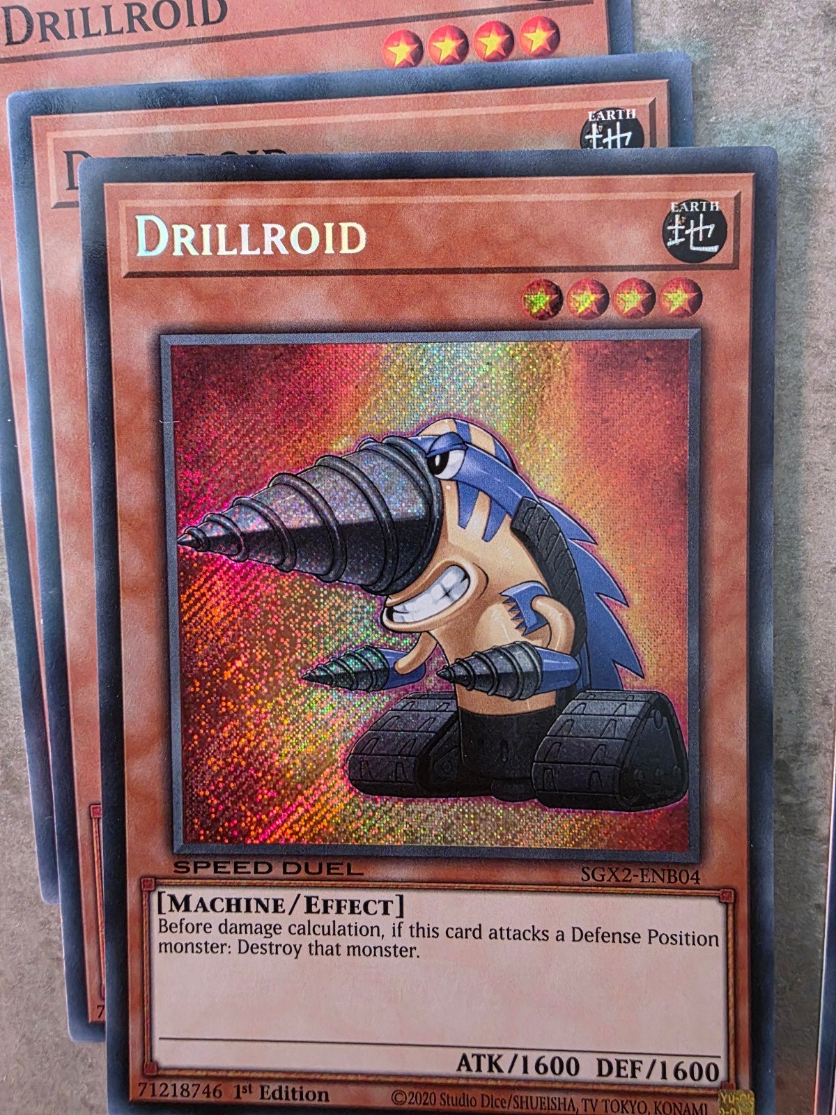 Yu-Gi-Oh! Roid Speed Duel Deck - Compleet en Speelklaar, Ophalen of Verzenden, Gebruikt, Speeldeck, Foil