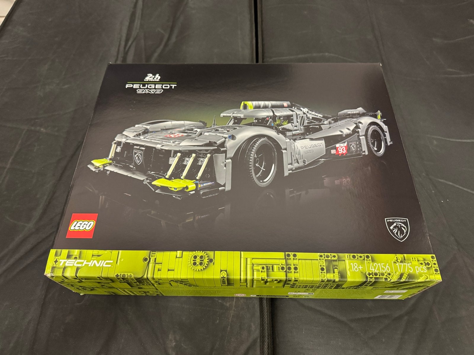 Lego Technic 42156 Peugeot 9X8 24H Le Mans Hybrid Hypercar, Lego, Lego, Lego, Nieuw