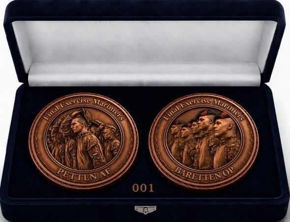 Unieke en zeldzame Coins Korps Mariniers, Verzamelen, Verzenden, Marine, Nederland, Overige typen