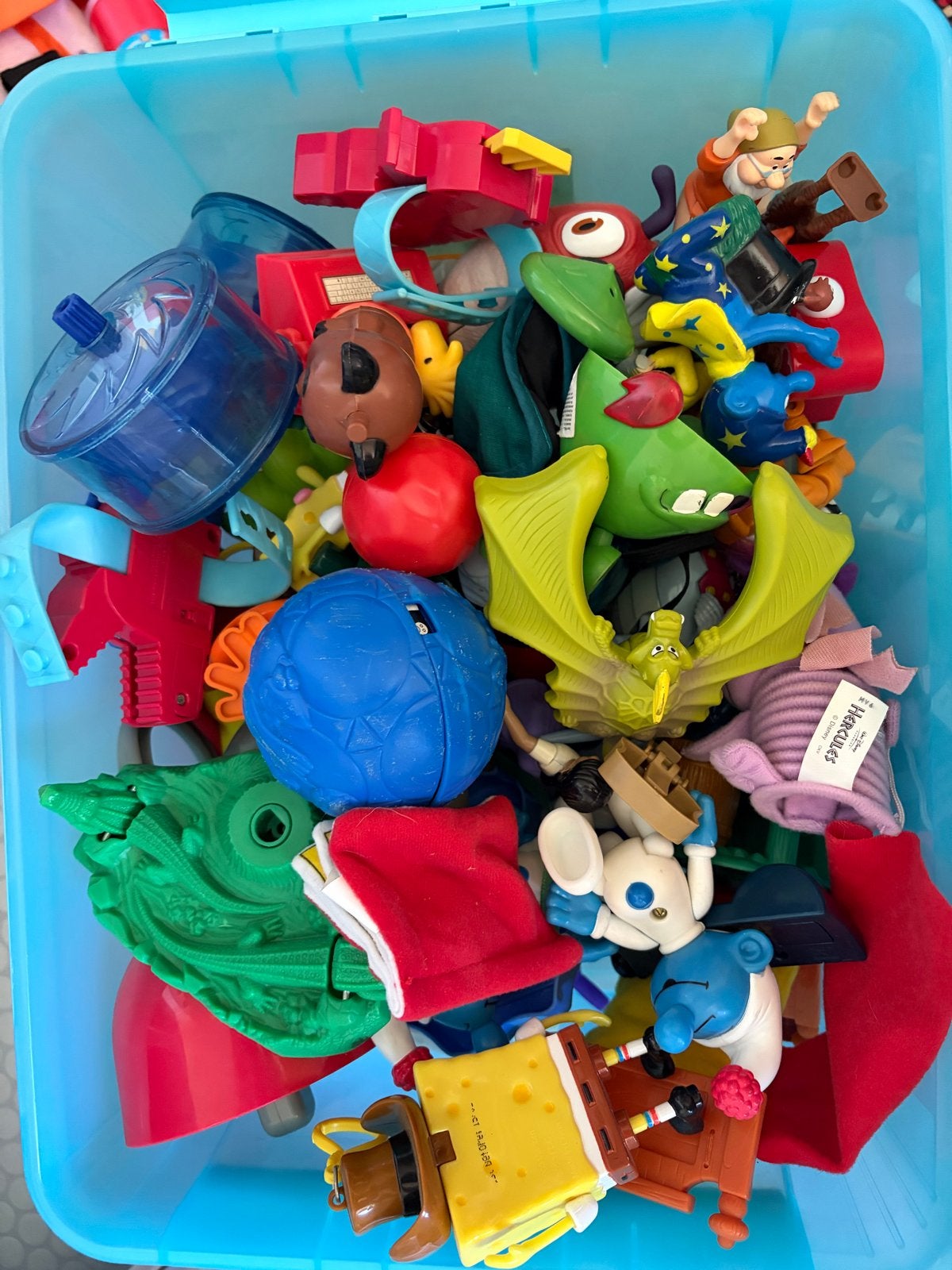 Grote doos met divers speelgoed en figuren, Kinderen en Baby's, Speelgoed | Overig, Ophalen, Gebruikt