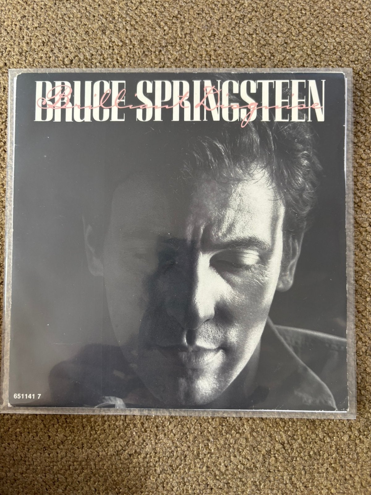 Bruce Springsteen- Brilliant Disguise/ Lucky Man, Ophalen of Verzenden, Zo goed als nieuw, 7 inch, Pop