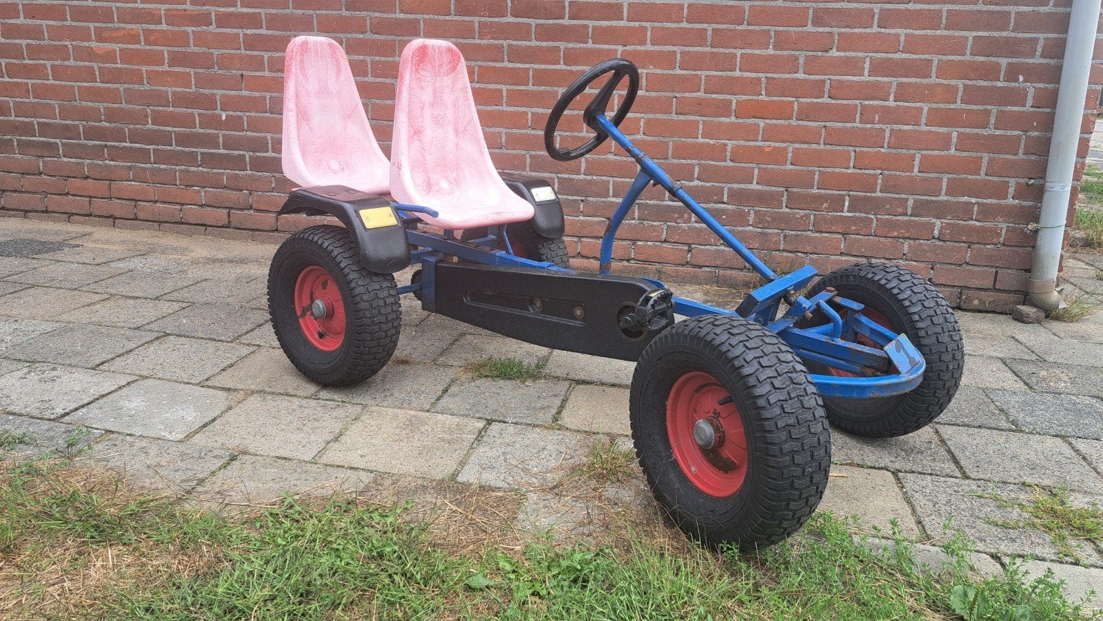 Berg skelter met duozit - Blauw / rood, Ophalen, Gebruikt, Berg, Duozit