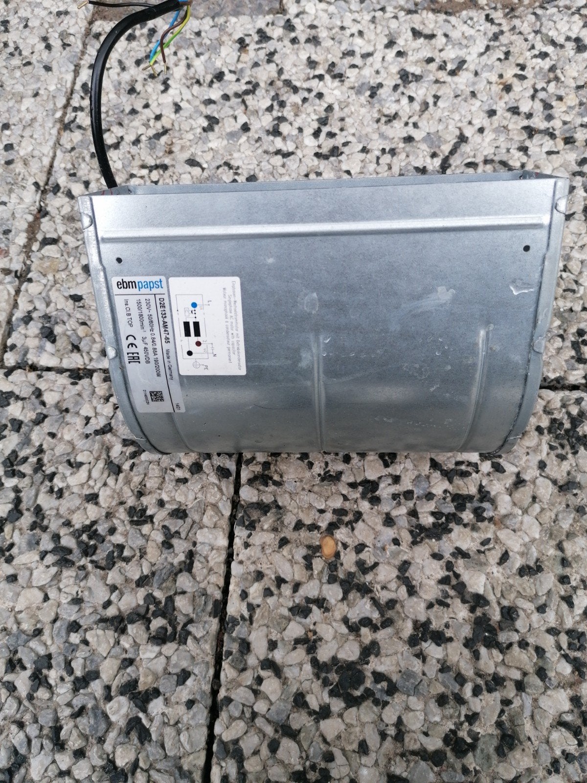 EBM-PAPST Ventilator/Afzuiger - Zo goed als nieuw, Ophalen of Verzenden, Zo goed als nieuw, Ventilator en Afzuiger