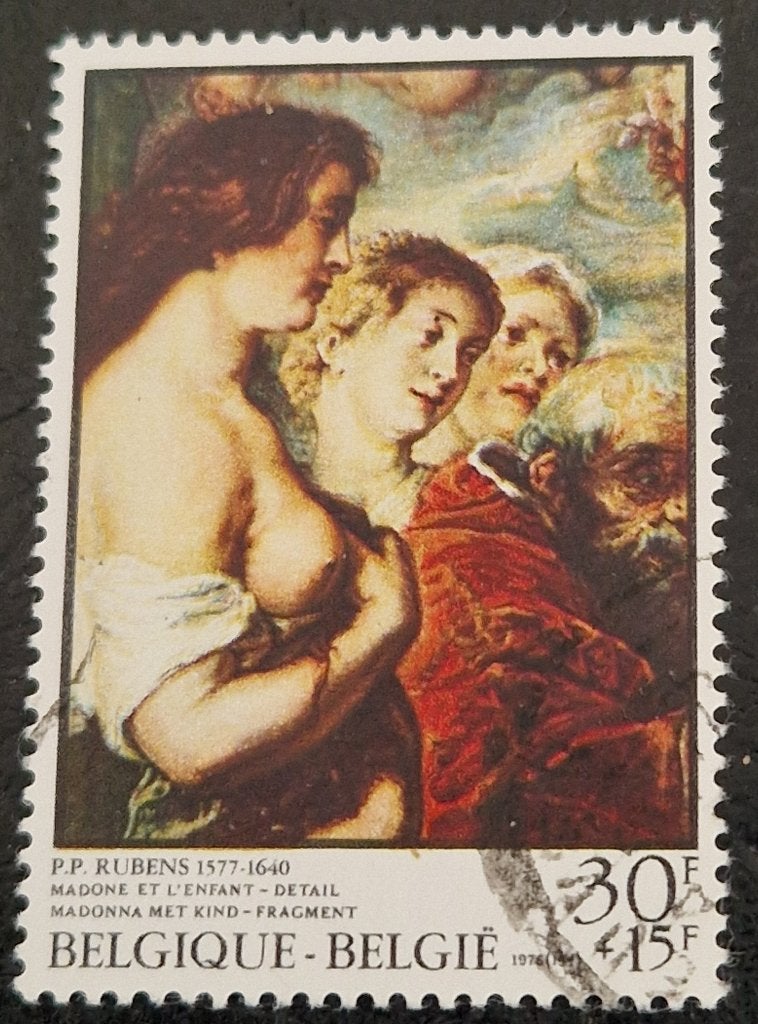 België 1976 - OBP 1821 - Pieter Paul Rubens, Ophalen of Verzenden, Gestempeld, Gestempeld, Kunst