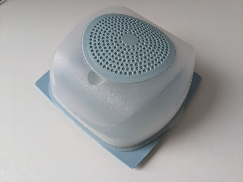 Tupperware kaasdoos, Ophalen of Verzenden, Gebruikt, Blauw, Overige typen