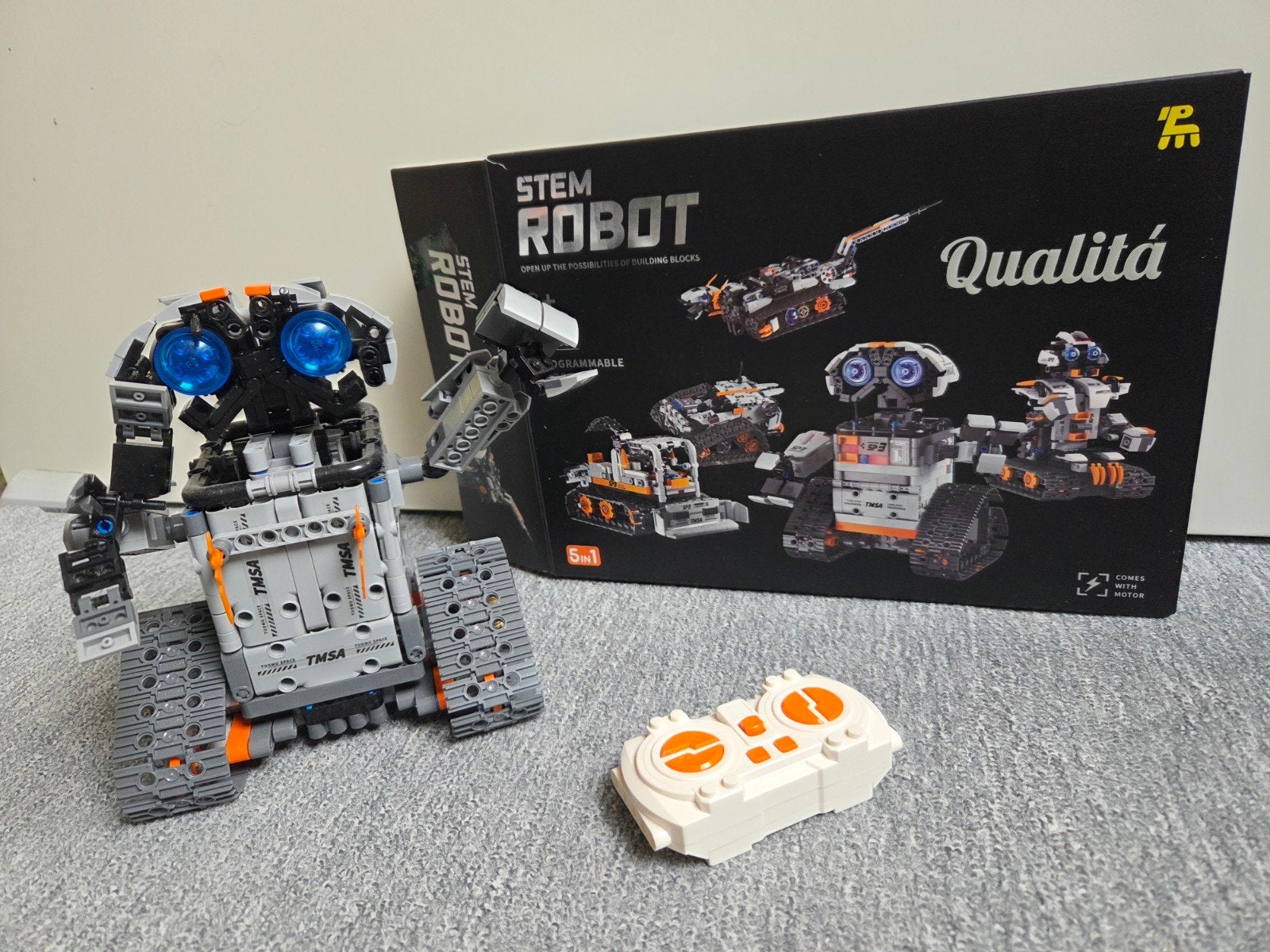 STEM Robot Bouwpakket met Afstandsbediening - 5-in-1, Ophalen of Verzenden, Zo goed als nieuw, Overige merken