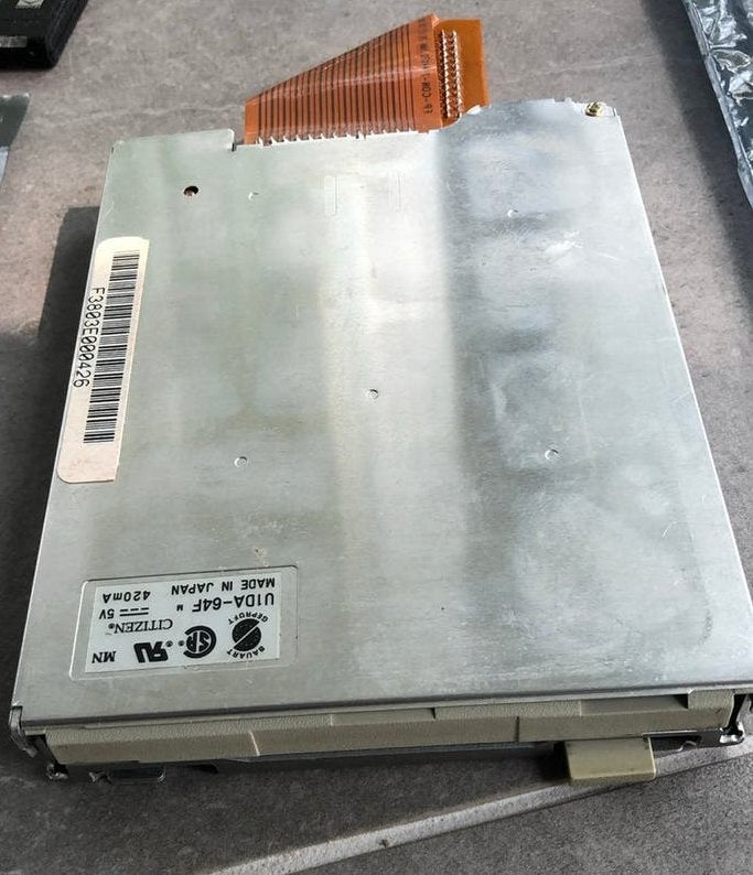 Citizen U1DA-64F Diskette Drive voor Laptop (Made in Japan), Ophalen of Verzenden, Gebruikt