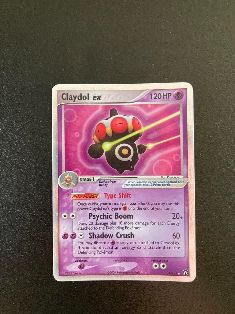 Pokemon kaart Claydol EX Holo, Ophalen of Verzenden, Zo goed als nieuw