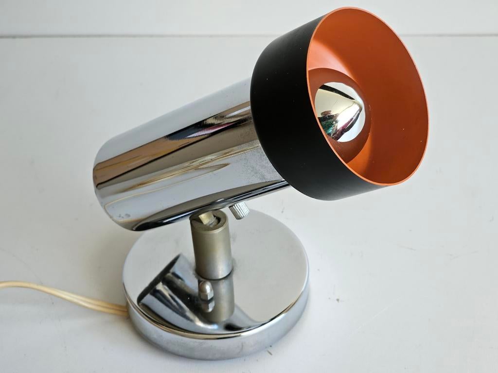 Vintage 70er jr. spage-age Raak Amsterdam reflector spot, Verzenden