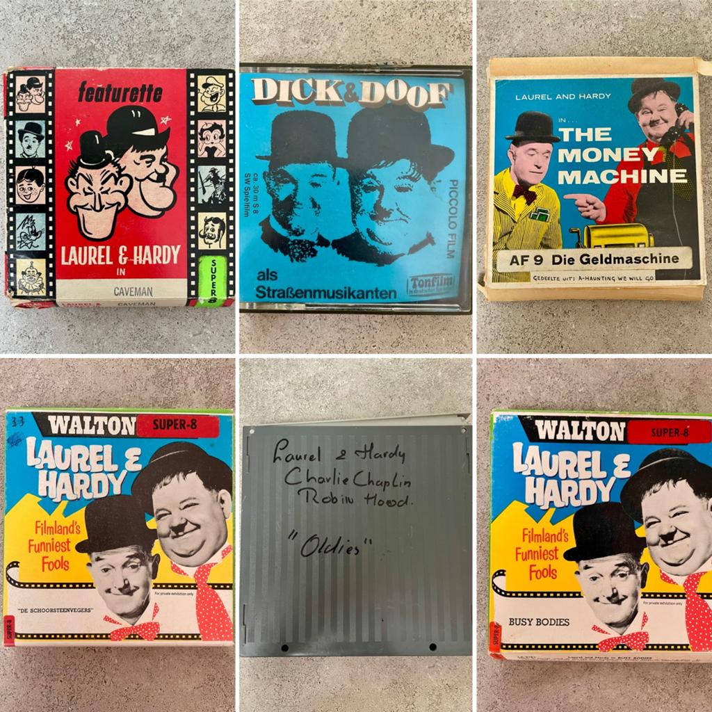 Laurel & Hardy Super 8mm films - Diversen, Ophalen of Verzenden, 8mm film