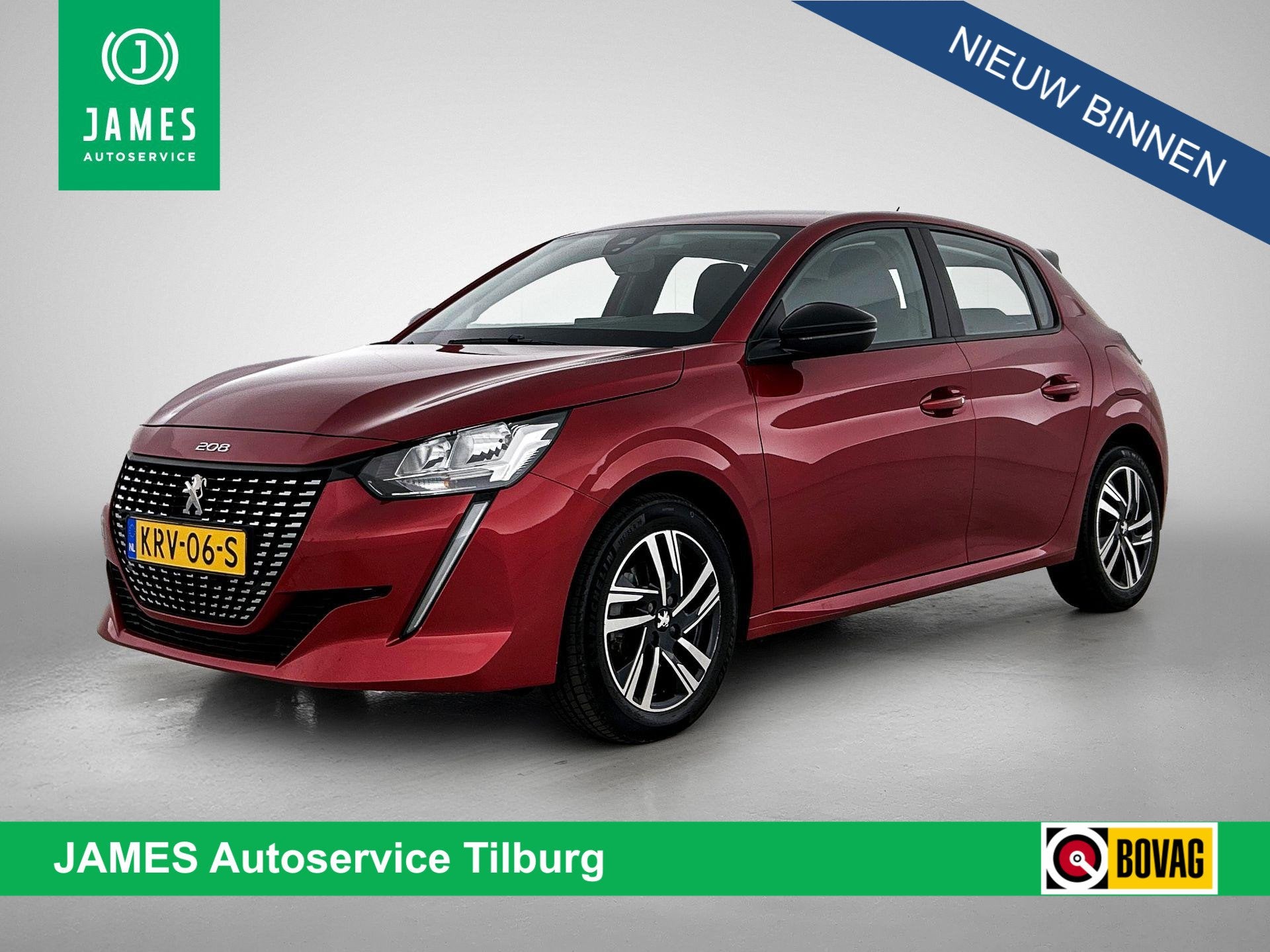 Peugeot 208 1.2 100pk AUT. Allure NAVI & CARPLAY | CRUISE, Auto's, 12 maanden, Gebruikt, Euro 6, 19 km/l