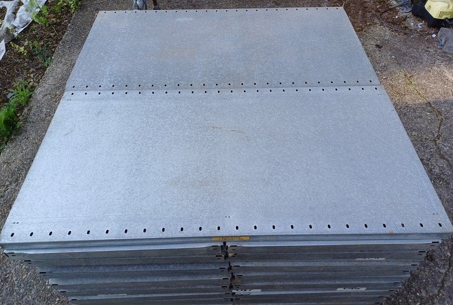 8.25 meter Metalen legbordstelling  230  x 60, Huis en Inrichting, Ophalen, Gebruikt
