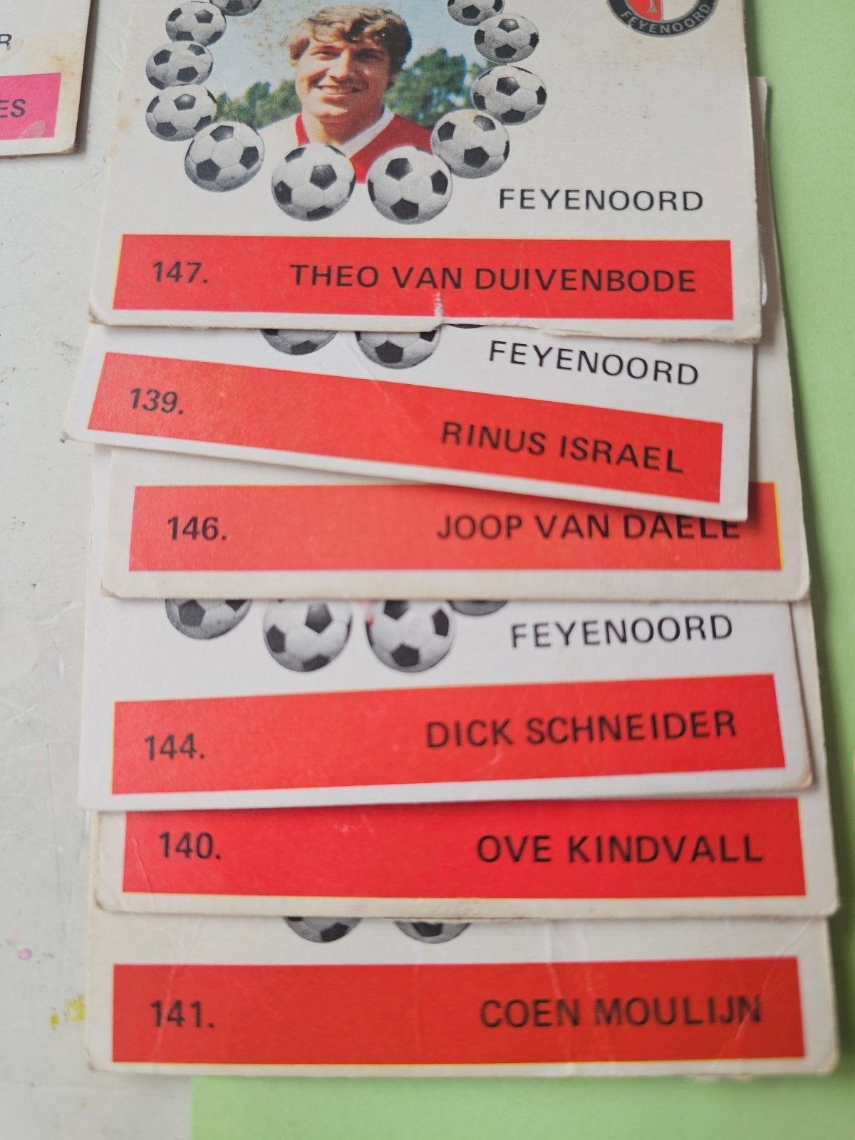 stapeltje Monty Feyenoord, Ophalen of Verzenden, Gebruikt, Feyenoord, Poster, Plaatje of Sticker