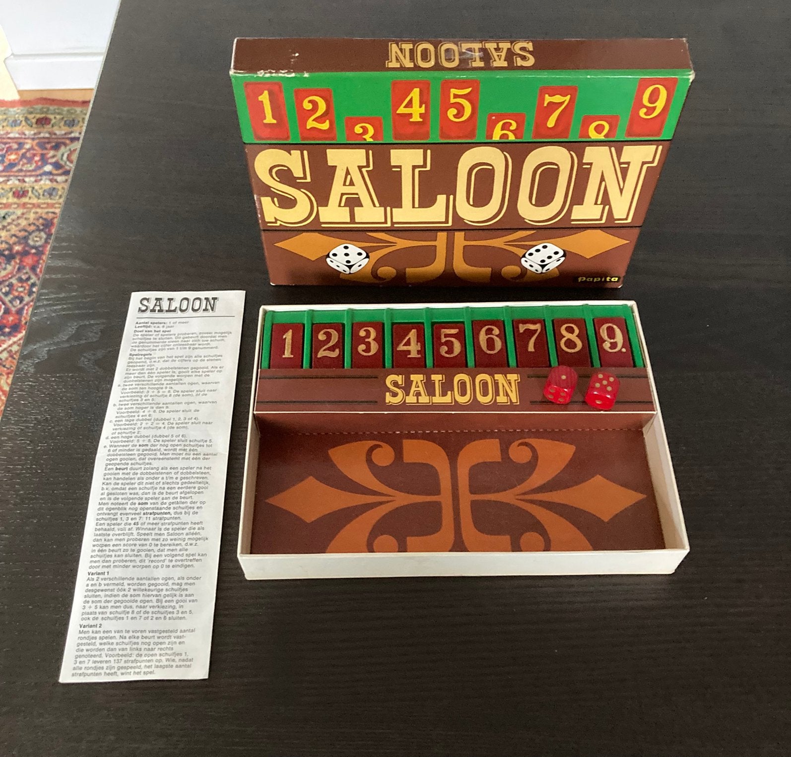 Vintage Spel Saloon, Ophalen of Verzenden, Gebruikt