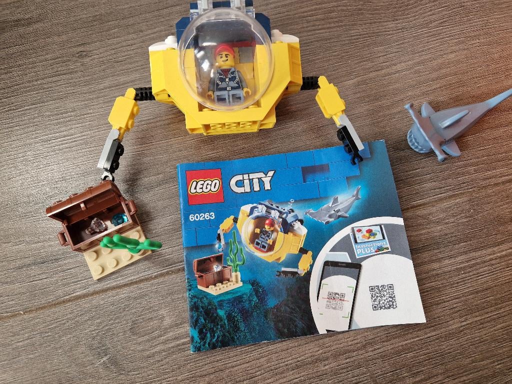 60263 lego oceaan mini duikboot, Ophalen, Zo goed als nieuw