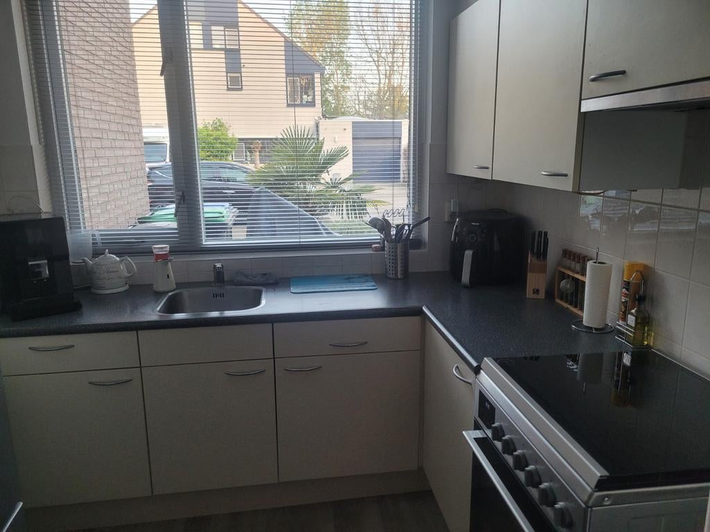 Nette gebruikte keuken, zelf demonteren, Huis en Inrichting, Keuken | Complete keukens, Ophalen, Gebruikt, Hoekkeuken, Kunststof