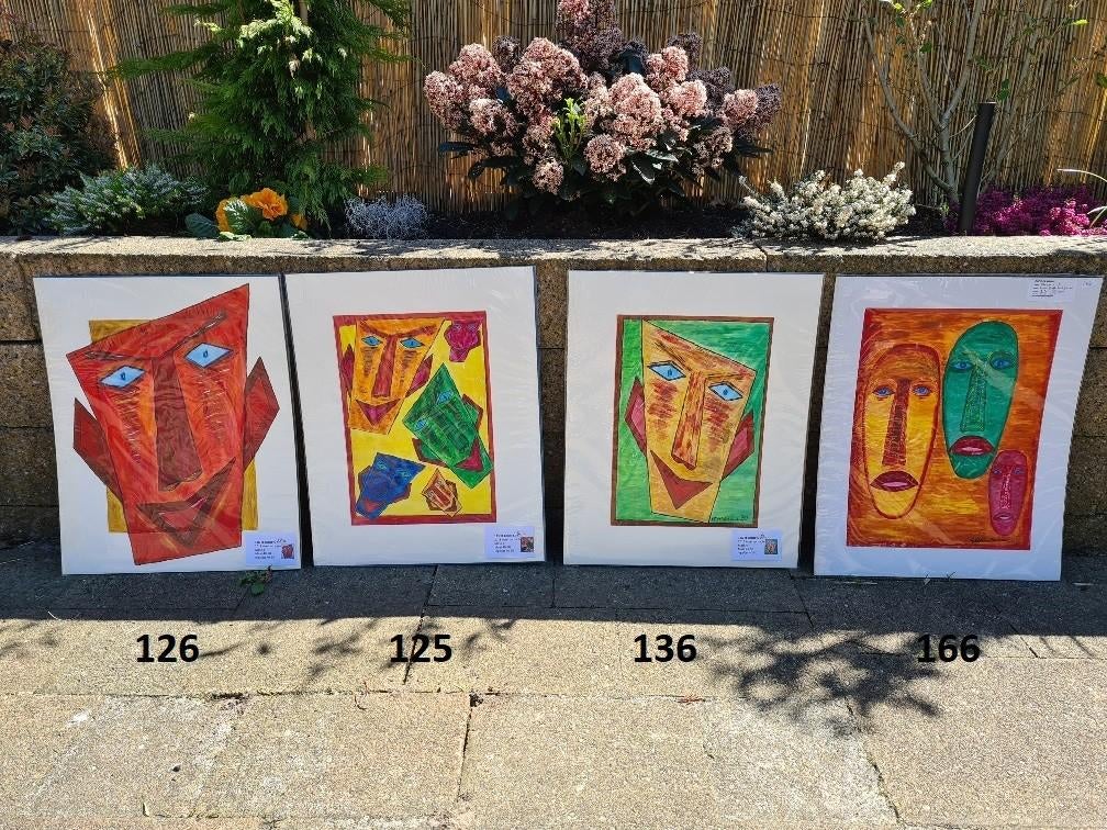 100 Originele schilder & Tekenwerken, Ophalen