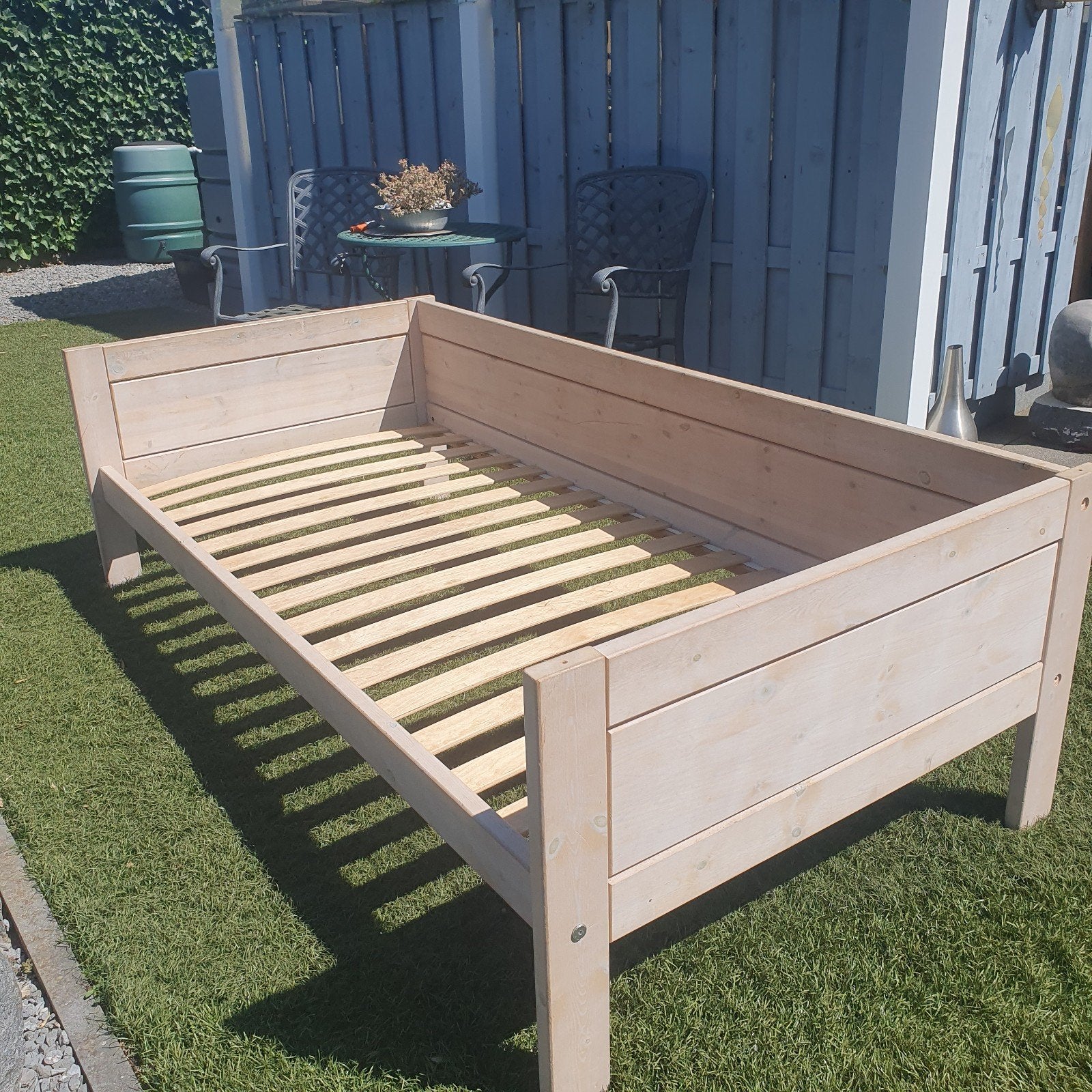 1 persoonsbed, Ophalen, Gebruikt, 90 cm, Eenpersoons