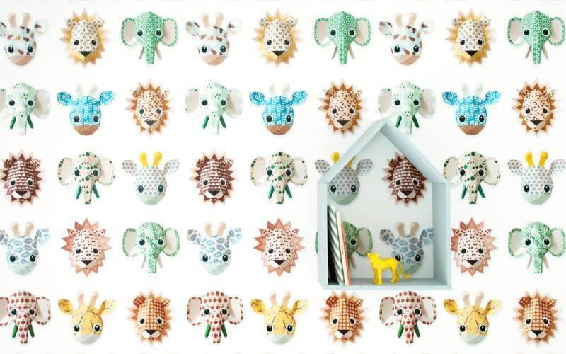 Kinderbehang Wilde Dieren Lief Studio Ditte, Mail@studioditte.nl, Baronielaan 252 4837 BH Breda, Nieuw, Studio Ditte