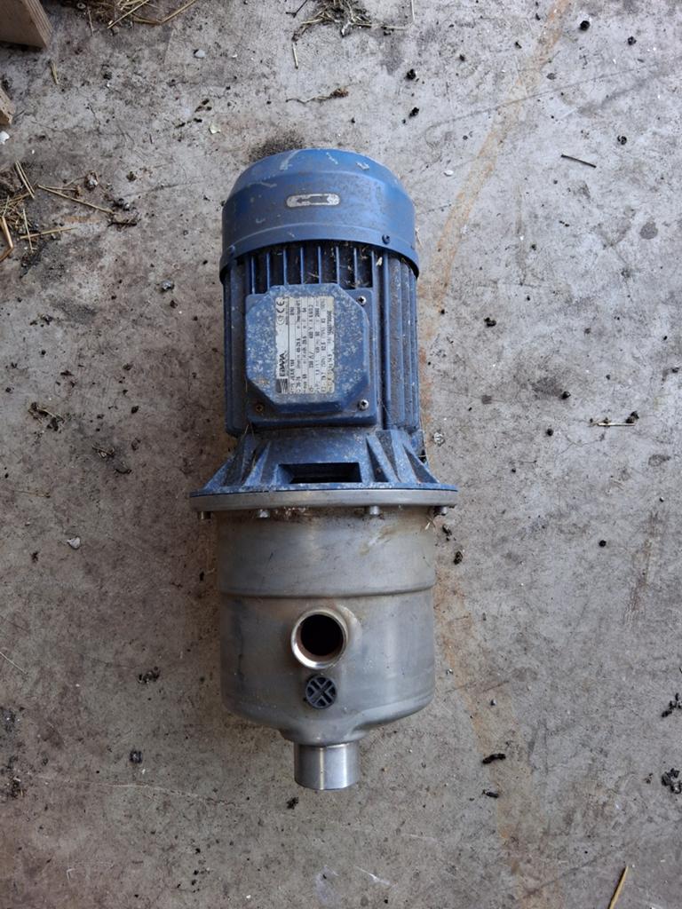 ebara waterpomp, Ophalen