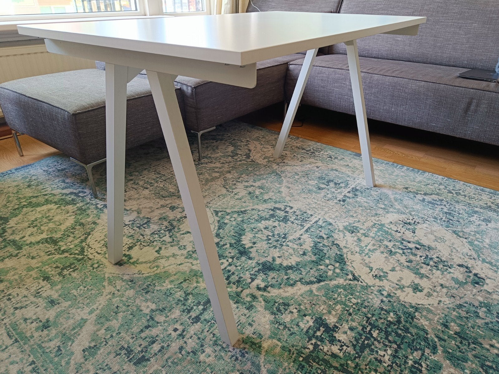 Ikea Trotten Bureau wit - 120x70x75 cm, Huis en Inrichting, Ophalen, 120 cm, Zo goed als nieuw, 70 cm
