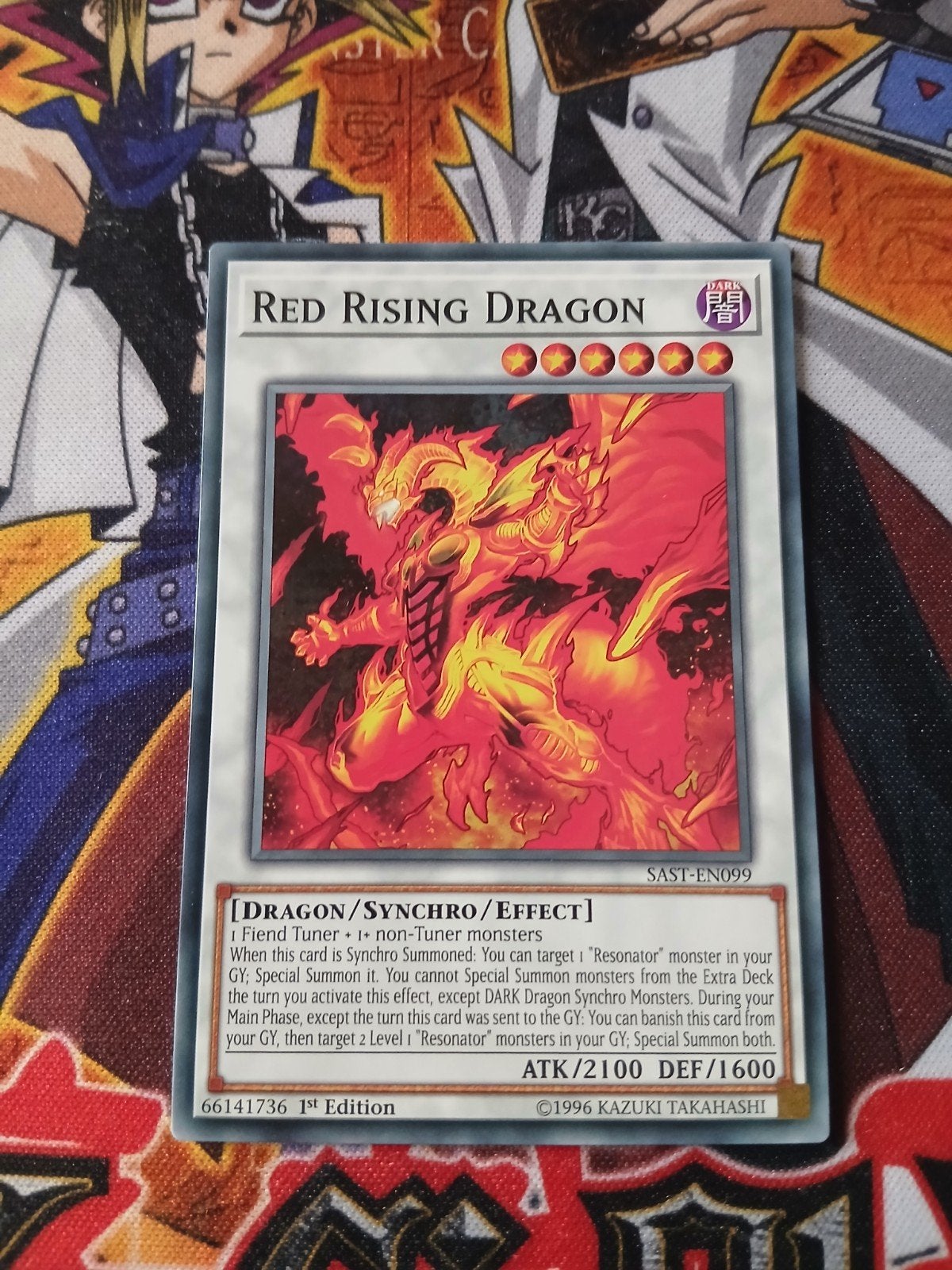 Red Rising Dragon - SAST - Yu-Gi-Oh, Ophalen of Verzenden, Zo goed als nieuw