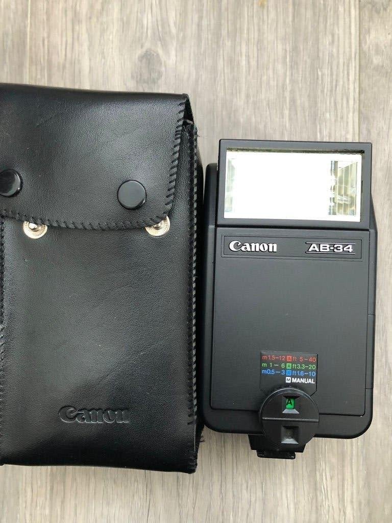 CANON AB-34 Kantelbaar Flitser (camera flitser), Ophalen, Zo goed als nieuw, Canon, Kantelbaar