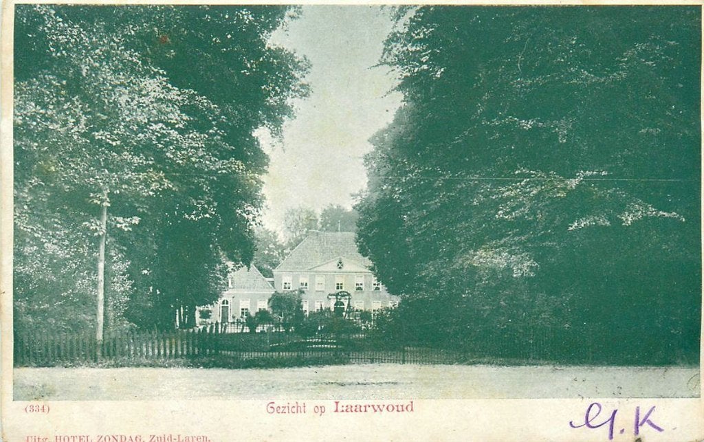 702-043-021 Zuidlaren Laarwoud, Verzenden, Voor 1920, Drenthe