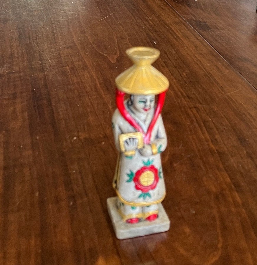 Japans keramiek beeldje, Ophalen of Verzenden, Zo goed als nieuw, Mens