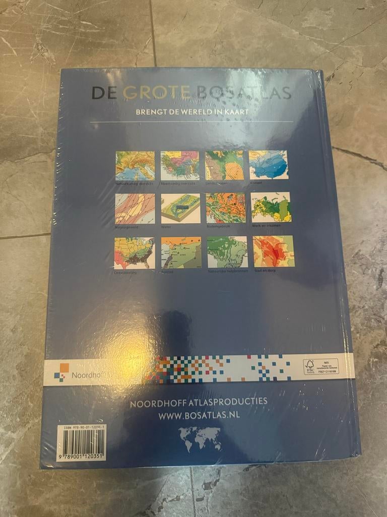 De Grote Bosatlas 55e editie - Nieuw in folie, Boeken, Ophalen of Verzenden, Nieuw, VWO, Aardrijkskunde