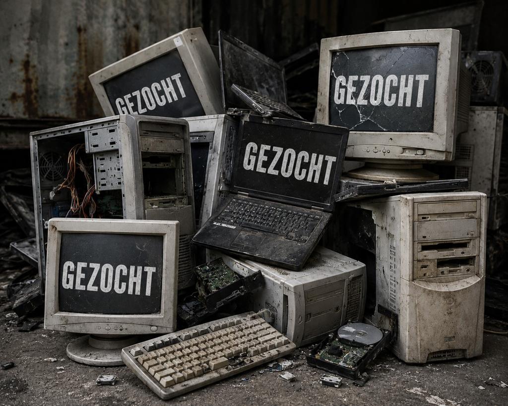 GEZOCHT: OUDE / DEFECTE PC’S & LAPTOPS, Ophalen of Verzenden