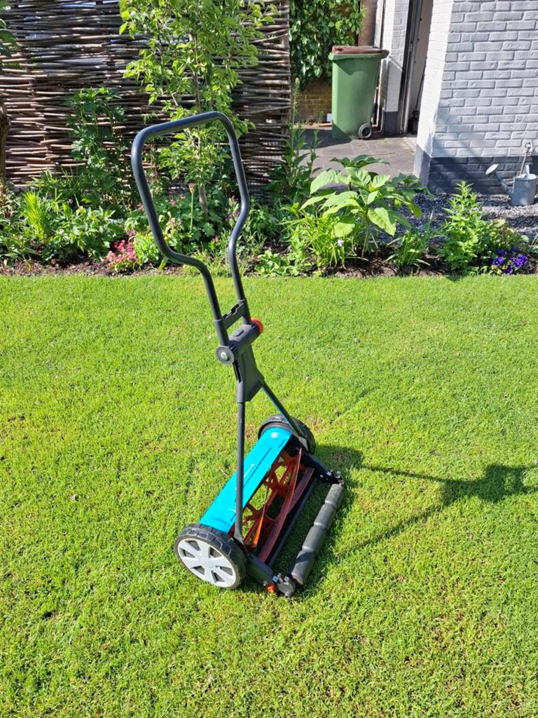 Gardena grasmaaier kooimaaier 400, Tuin en Terras, Grasmaaiers, Kooimesmaaier, Ophalen, Gebruikt