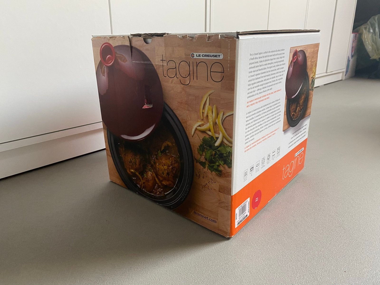 Le Creuset Tajine Rood - Nieuw in doos, Overige typen, Nieuw, Steen/keramiek, Rood