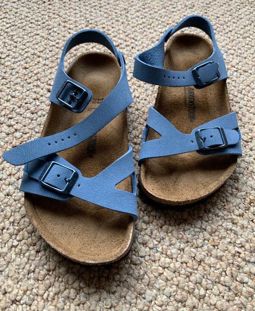 Birkenstock blauw - maat 33 - NIEUW, Ophalen of Verzenden, Nieuw, Jongen, Overige typen