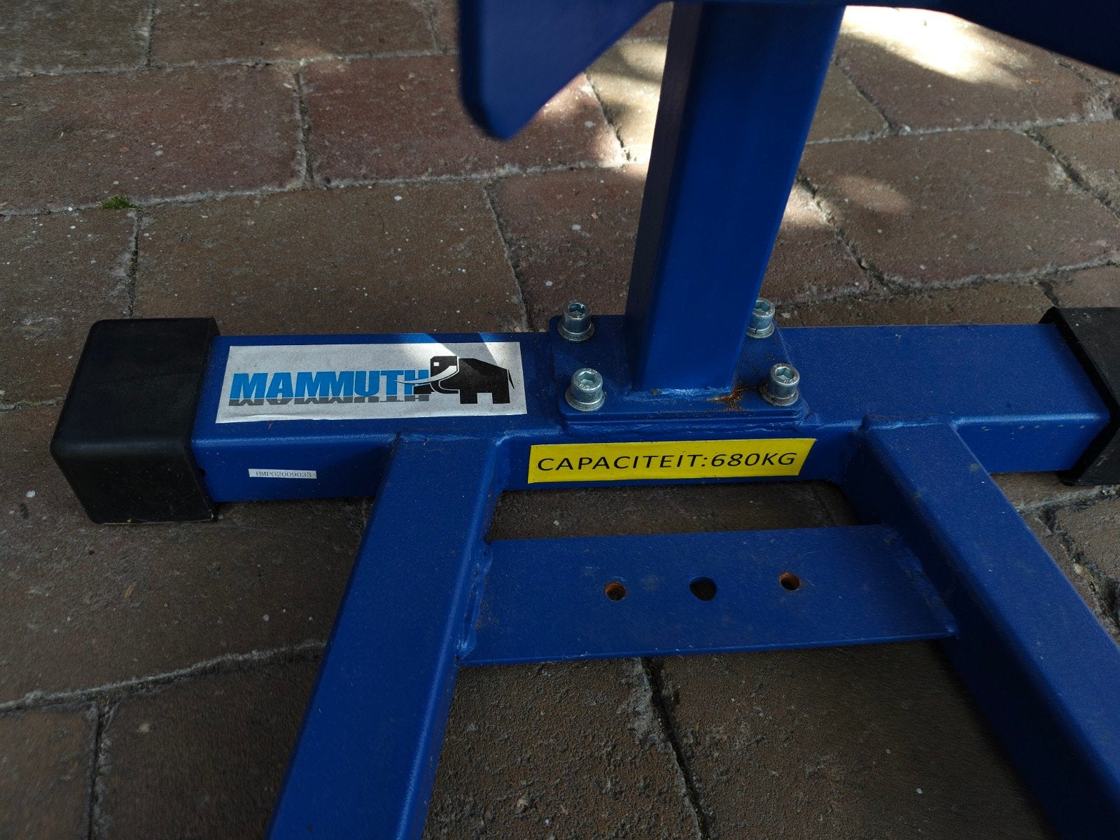 Mammuth Motorfiets Wielklem / Transportstandaard 680KG, Ophalen