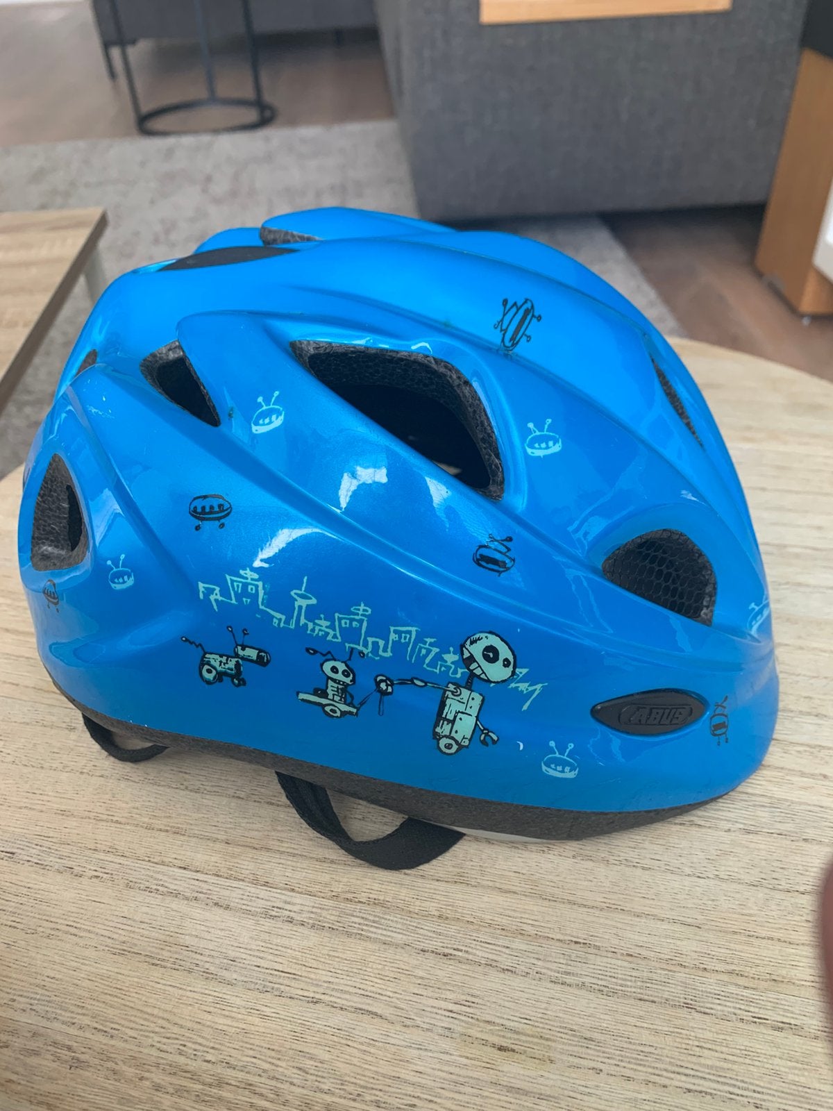 ABUS Kinderfietshelm - verstelbaar - onbeschadigd! Maat XS, Ophalen of Verzenden, Zo goed als nieuw, XS