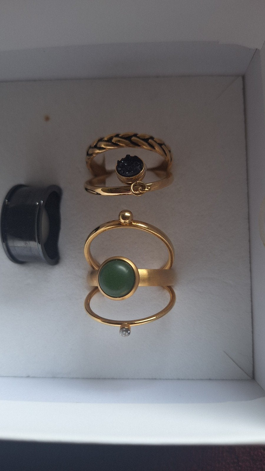IXXXI ringen set maat 18 5 ringen, Sieraden, Tassen en Uiterlijk, Overige materialen, Met edelsteen, Ophalen of Verzenden, Zo goed als nieuw