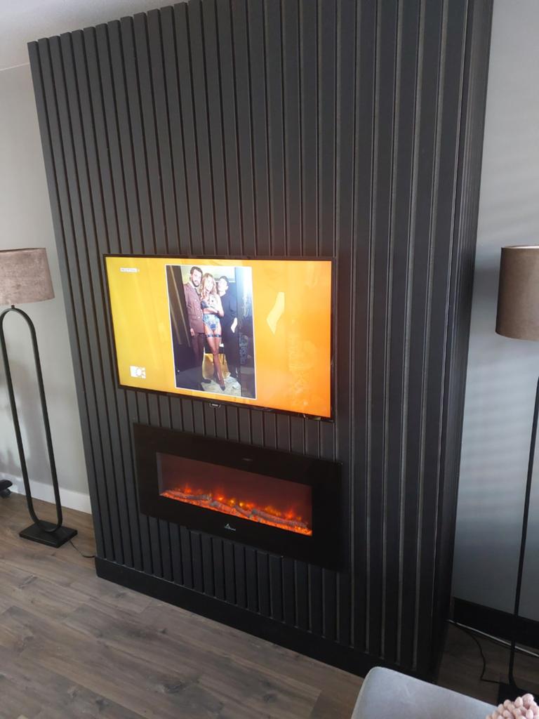 Cinewall verplaatsbaar, Ophalen of Verzenden, Vrijstaande haard, Elektrische haard